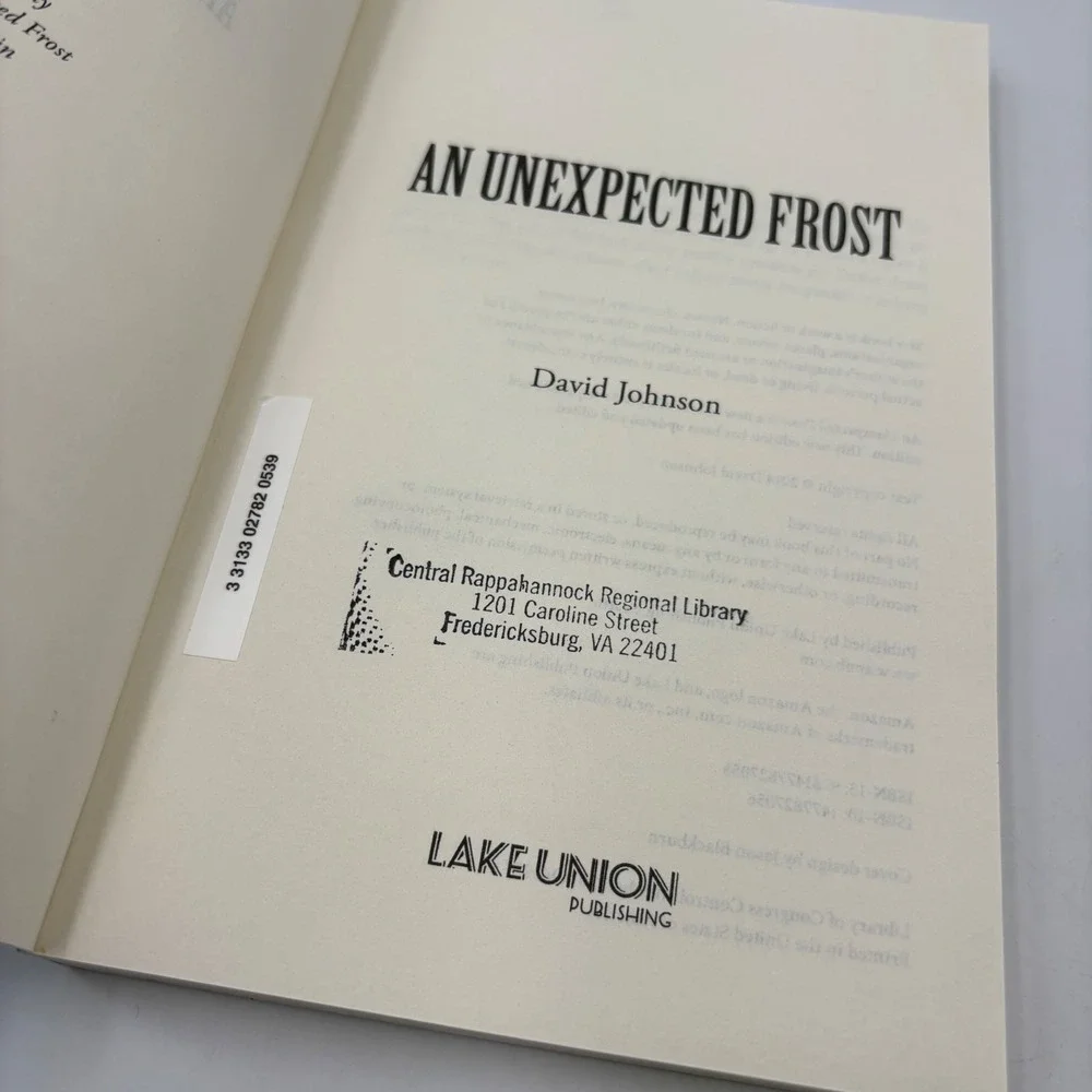 An Unexpected Frost David Johnson Tucker's Way Book‎ 2 Paperback 9781477827055
